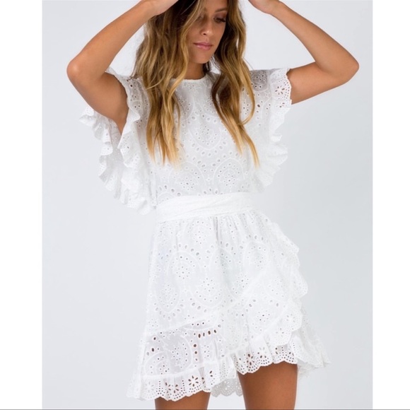 princess polly white one shoulder dress